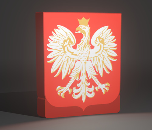 Bandiera polonia stemma - bandiera, della