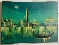 Olio su tela –  Veduta di