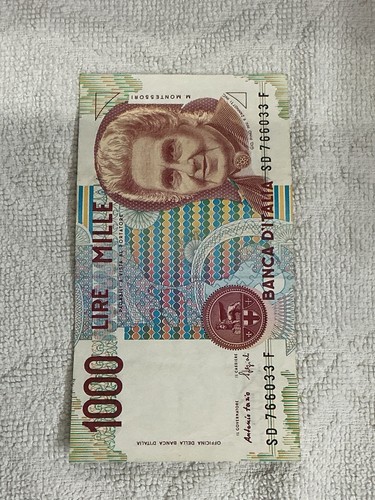 Banca italia banconota - d'italia,