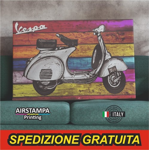Quadro moderno vespa vintage - moderno,