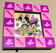 CASA ARREDAMENTO OROLOGIO DA PARETE WALT DISNEY MICKEY E MINNIE CM.14,5x14,5