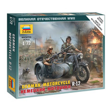 GERMAN MOTORCYCLE R-12 WITH