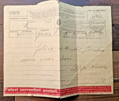 1942 poste italiane - poste,