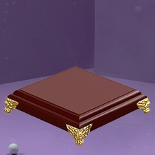 Vaso in legno vintage con