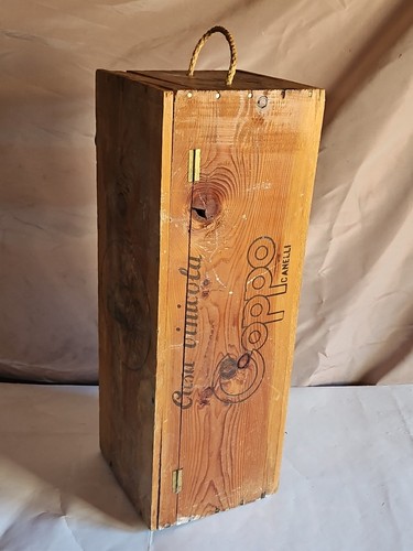 Cassa pubblicitaria legno - pubblicitaria, in