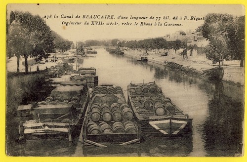 Cpa canal de beaucaire - de,