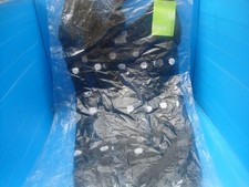 Babydoll Lingerie & Thong Set Black size (L) 14/16 46/48 New UK-STOCK 