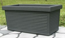 Vaso Cassetta Fioriera Millerighe Rigata in Super Resina 63/73/83/90/100/120 cm