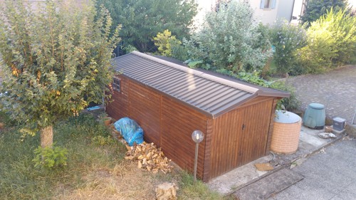 Box auto garage legno - legno, con