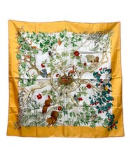 HERMES Carré 90 Silk AU COEUR