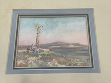 QUADRO REGIONALISMO AMERICANO PAESAGGIO COWBOY PAESAGGIO CONTADINO PICCOLO GIOIELLO