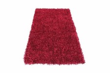 Tisca Tappeto Long Lux 07 Rosso 170 x 240 a pelo lungo Shaggy Living Design