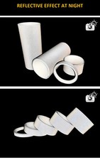Nastro nero rifrangente riflettente in tessuto adesivo 20mm/50mm x 3M