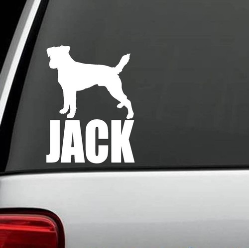 Adesivo decalcomania cane jack - cane,