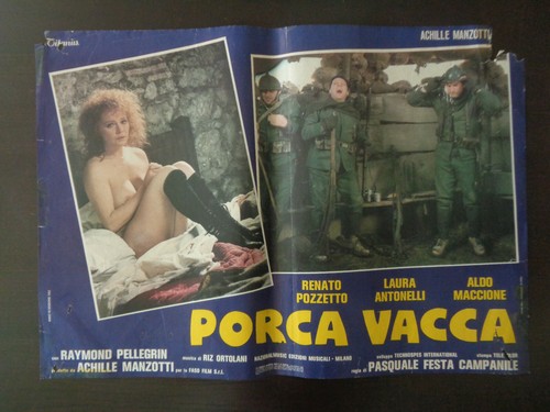 Fotobusta porca vacca - vacca, (1982)