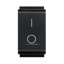 Interruttore Bipolare Nero 16A
