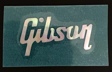 STICKER GIBSON PEARL HEADSTOCK LOGO TETE DE GUITARE AUTOCOLLANT GIBSON