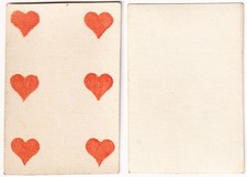 Cuore 6 Six Of Hearts Carte A