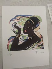 Serigrafia Salvatore Fiume - Donna Somala