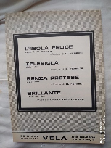 Album vela 4 spartiti - album,