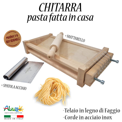 Chitarra con mattarello pasta - chitarra,