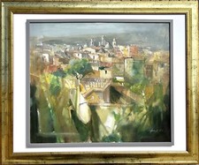 Giuseppe Pelosi - “ Paesaggio “ Olio Su Tela cm. 60x70, con cornice doppia.