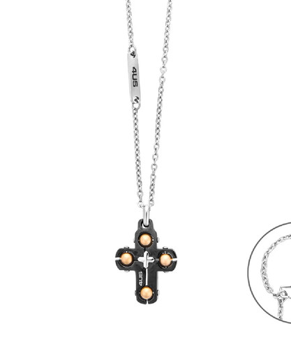 Collana uomo acciaio 316l - collana,