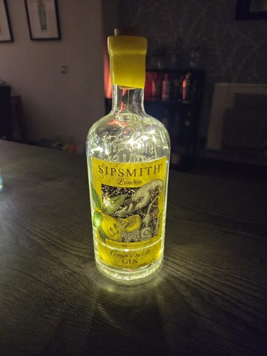 Lampada bottiglia gin sipsmith - lampada,