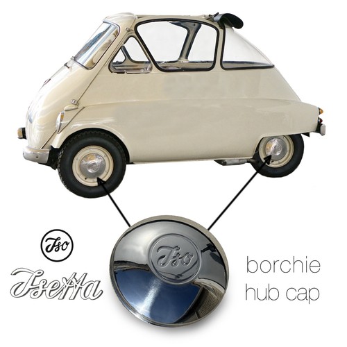 Borchie iso isetta hubcaps - borchie,