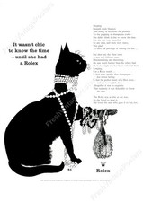 1950s Rolex watch black cat