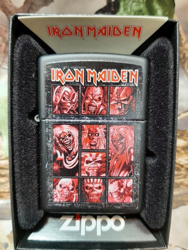 Zippo iron maiden faces - zippo,