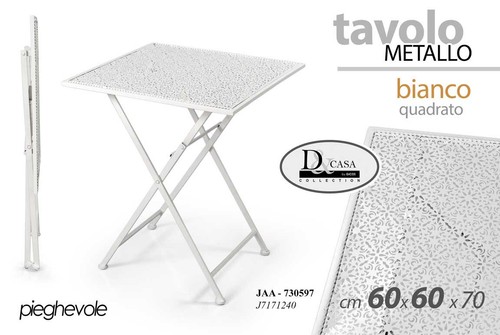 Tavolo tavolino quadrato - tavolo,
