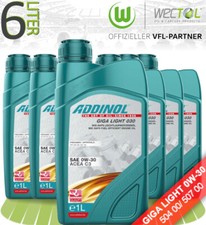 Olio motore 6x1 litri Addinol