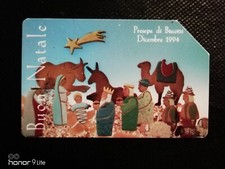  Scheda Telefonica Sip L.5.000  "Presepe dei Biscotti - Natale 1994"