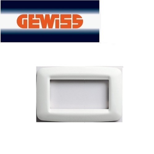 Placca bianco nuvola gewiss - 4p,