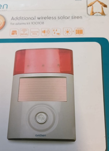 Sirena solare wireless - sirena,