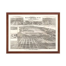 Vecchia Mappa di San Leandro