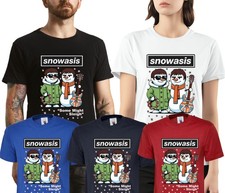 T-shirt Snowasis pupazzi di