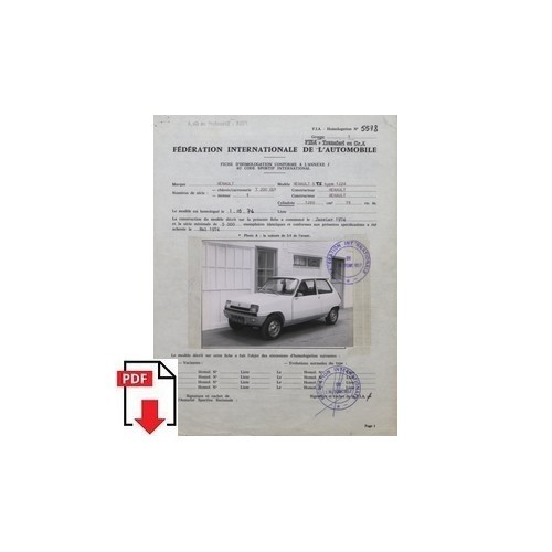1974 renault type 1224 - 1974, ts