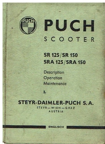 Puch sra 125 sr - puch, 150