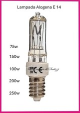Tubolare Alogena lampada  attacco  E14 75W 100W 150W 200W 250W 300W