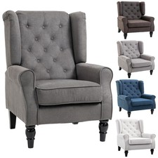 HOMCOM Poltrona in Stile