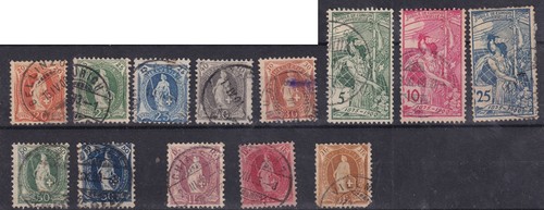 Svizzera 1882 1900 helvetia - svizzera,