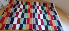 Ikea Fabric - Eva Lundgren 54W " 78"D  2011  HELSIINGE Checkered Stripes 