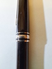 Penna a Sfera Montblanc Meisterstuck Platinum Coated Classique Nera e Cromata