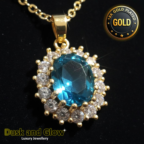 Collana pietra blu ciondolo - collana,
