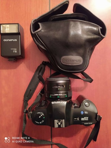 Olympus 101 power focus slr - om,
