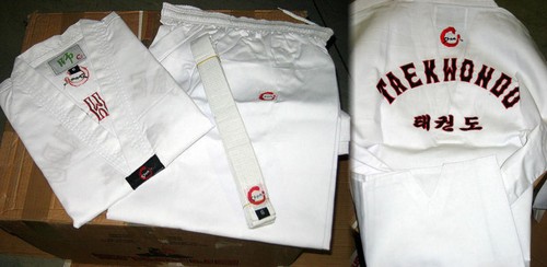 Dobok ribbed 8oz taekwondo - 8oz,
