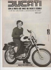 advertising Pubblicità brochure-MOTO DUCATI 125 ISDT '76-REGOLARITA-ENDURO EPOCA