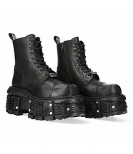 New rock bota piel - bota,